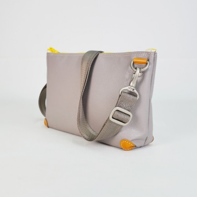 TENT BAG MORGAN.03　防水ショルダーバッグ【グレー】