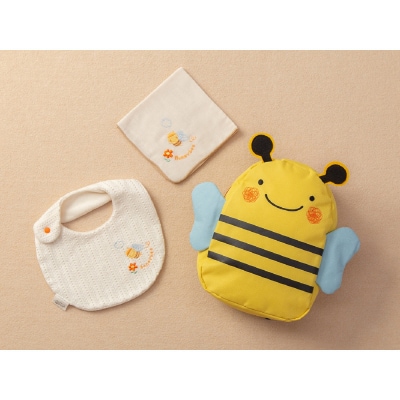 リュック&スタイ&ハンカチセット(みつばち)TAK093