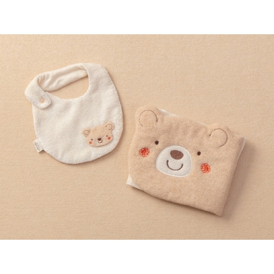 はらまき&スタイセット(くま)TAK092