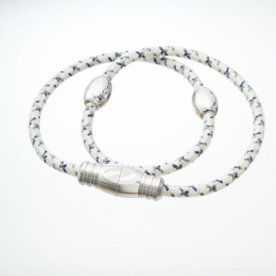 【Lサイズ】ザオラル・リカバリーネックレス　WH/SI