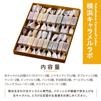 【横浜キャラメルラボ】横濱生キャラメル　アソートBOX20個入【高島屋選定品】