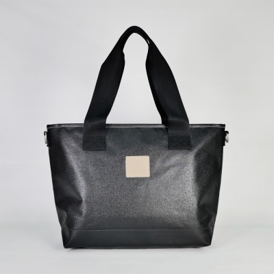 TENT BAG KEVINI.01　防水トートバッグ A4サイズ【ブラック】