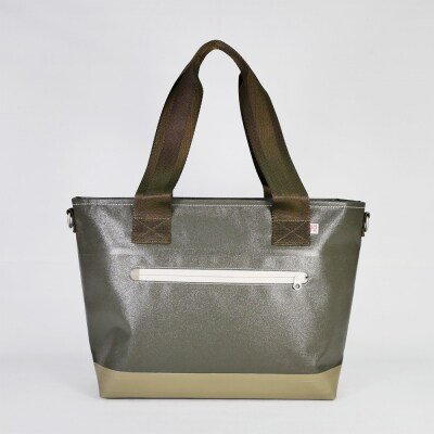 TENT BAG KEVINI.02　防水トートバッグ A4サイズ【カーキ】