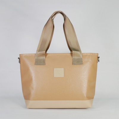 TENT BAG KEVINI.04　防水トートバッグ A4サイズ【ベージュ】