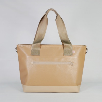 TENT BAG KEVINI.04　防水トートバッグ A4サイズ【ベージュ】