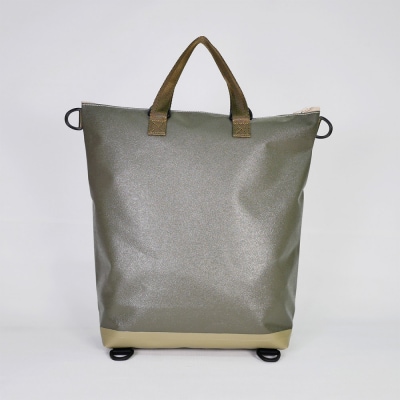 TENT BAG SARAH.01　防水バッグパック【カーキ】