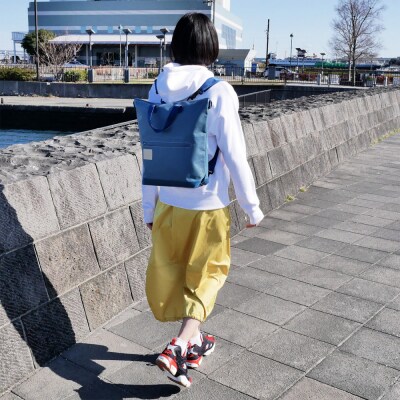 TENT BAG SARAH.01　防水バッグパック【ネイビー】