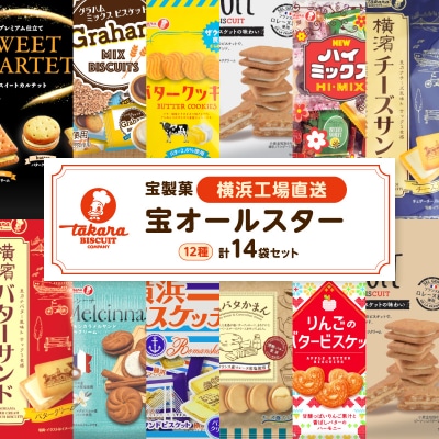 宝オールスター14袋セット【宝製菓　横浜工場直送】