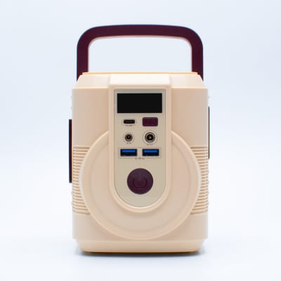 〈Solpa〉 ポータブル電源・ソーラーパネルセット(ベージュ)