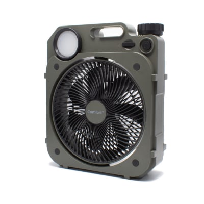〈Comfort+〉充電式薄型送風扇(モスグリーン)