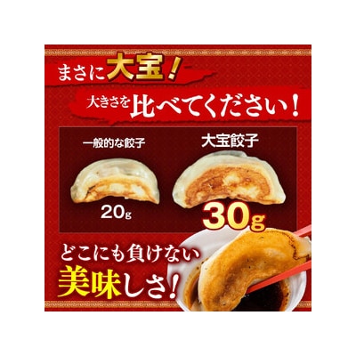 【父の日ギフト】【横浜大宝餃子】もちもち国産ジャンボ大宝餃子90個(30個×3)