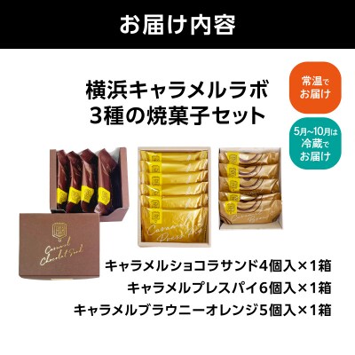 横浜キャラメルラボ 3種の焼菓子セット_AQC0016