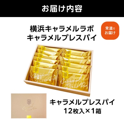 横浜キャラメルラボ キャラメルプレスパイ 12枚入(焼き菓子)_AQC0017