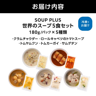 SOUP PLUS 世界のスープ5食セット_ATB0001