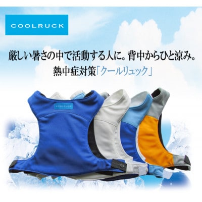 暑さ・熱中症対策グッズ クールリュック1枚　BIGサイズ　サックス