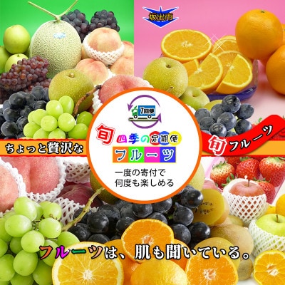 【毎月定期便】産直あきんどのフルーツセットSサイズ 詰め合わせ ( 約3 ～ 5品 )全7回
