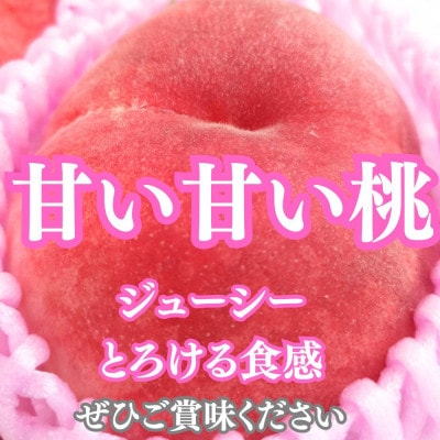 坂出美味しい桃　約2kg(6～7個入り)