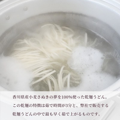 [乾麺 うどん] 早ゆで讃岐うどん 20袋(茹で時間3分。さぬきの夢100%使用)