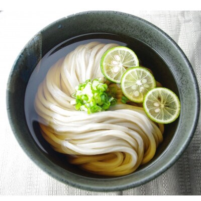 【毎月定期便】讃岐・大麦うどん(320g×3/だしパック4袋)全2回
