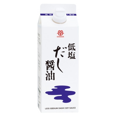 鎌田醤油　低塩だし醤油500ml【8本入】
