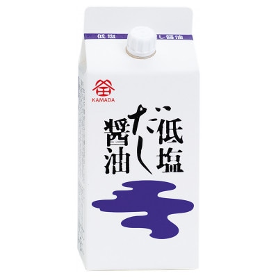 鎌田醤油　低塩だし醤油200ml【10ヶ入】