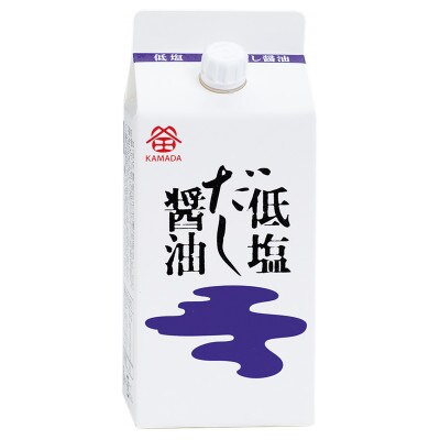 鎌田醤油【ギフト用】低塩だし醤油500ml【4本入】熨斗付き
