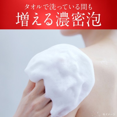 【新パッケージ】hadakara　泡ボディソープ　クリーミーソープの香り　本体540ml×12本