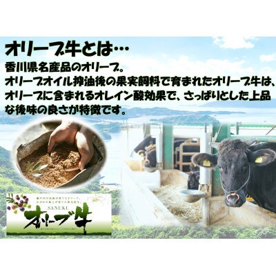 オリーブ牛 肩ロース焼肉用 450g