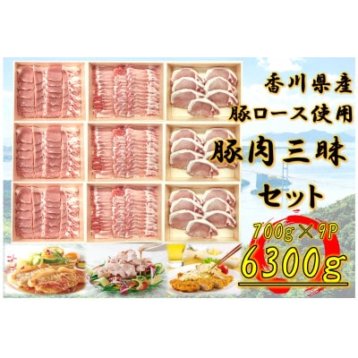 香川県産　豚肉三昧セット6300g