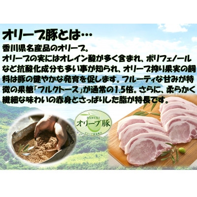 オリーブ豚　ロースしゃぶしゃぶ用　500g