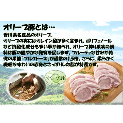 オリーブ豚　ロースしゃぶしゃぶ用　2000g