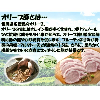 オリーブ豚　ロース焼肉用　1000g