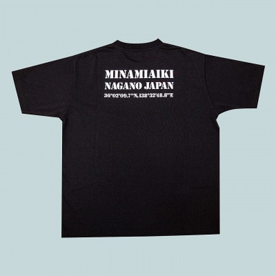 NANGA×MINAMIAIKI オリジナルコラボTシャツ / 黒色 / Mサイズ