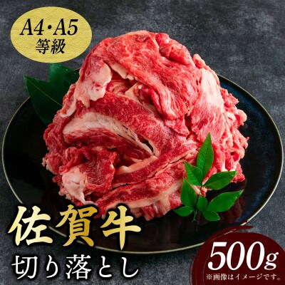 艶さし!【A4～A5】佐賀牛切り落とし 500g(大町町)
