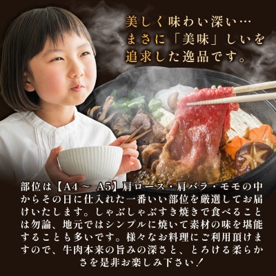 【A4～A5】佐賀牛しゃぶしゃぶすき焼き用(肩ロース・肩バラ・モモ)500g36mp-017(大町町