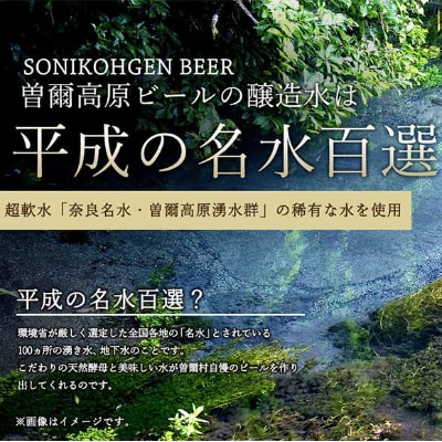 【平成の名水百選のお水で醸造】曽爾高原ビール12本セット