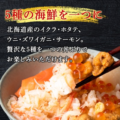 海鮮丼 具 60g×4 丼ぶり 刺身 海鮮セット 【北海道】【札幌バルナバフーズ】