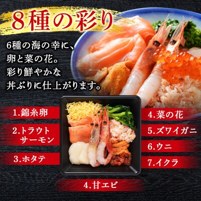 海鮮丼 海の幸丼の具 4個セット