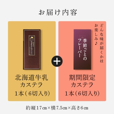 北海道牛乳カステラセット