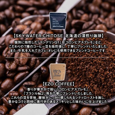 【定期便 3カ月】千歳の珈琲 飲み比べセット 合計600g