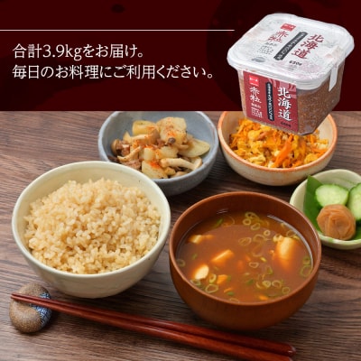麹味噌 650g 6点セット 無添加 北海道 赤粒 【紅一点】《千歳工場製造》