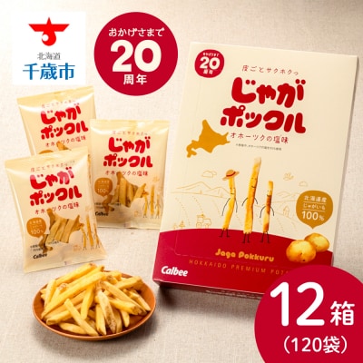 北海道限定カルビー じゃがポックル(10袋入り12箱)