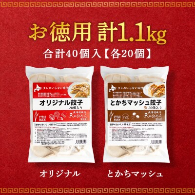 北海道餃子天のびろく　お徳用2種セット