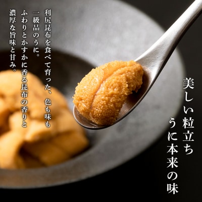 【2025年6月より発送】白利尻 生うに お試しミニざる ムラサキウ二 60g