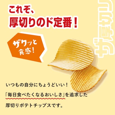 ポテトチップスザ厚切りのための 3種セット うすしお・コンソメ・のり塩 各4袋 合計12袋 1箱