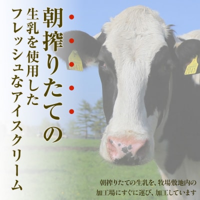 細澤牧場アイス　18個(生乳×6個 いちご×6個 ハスカップ×6個)