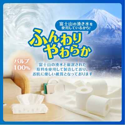 パルナップトイレットペーパーダブル12R4パック&ソフトパックティッシュ20個セット(a1629)