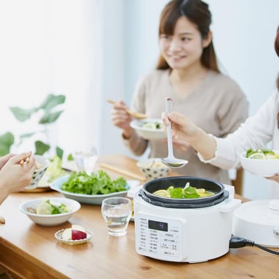 電気圧力鍋 2.2L PC-MA2-W ホワイト