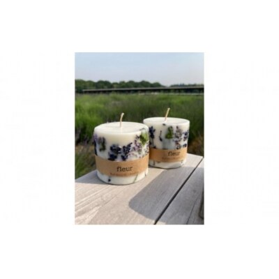 嵐山産ラベンダーのソイキャンドル [No5755-0293]