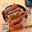 国産 新仔うなぎ蒲焼き　3尾セット